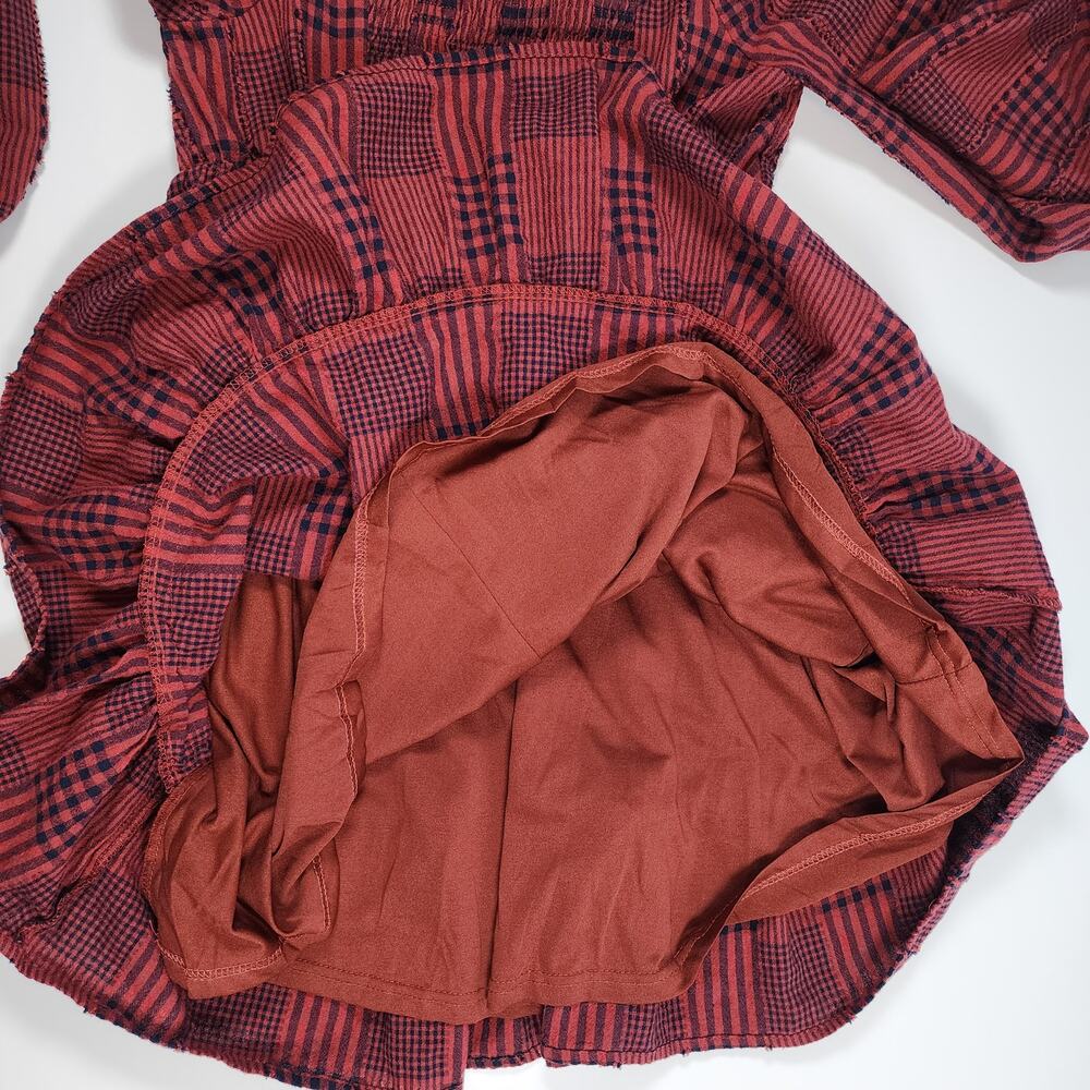 &MERCI‎ Cottagecore Boho Prairie Babydoll Peasant Dress Small - Picture 7 of 11
